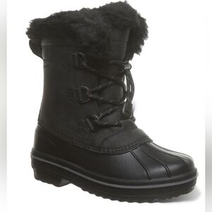 BearPaw Size 4 Black Waterproof Insulated Boots‎